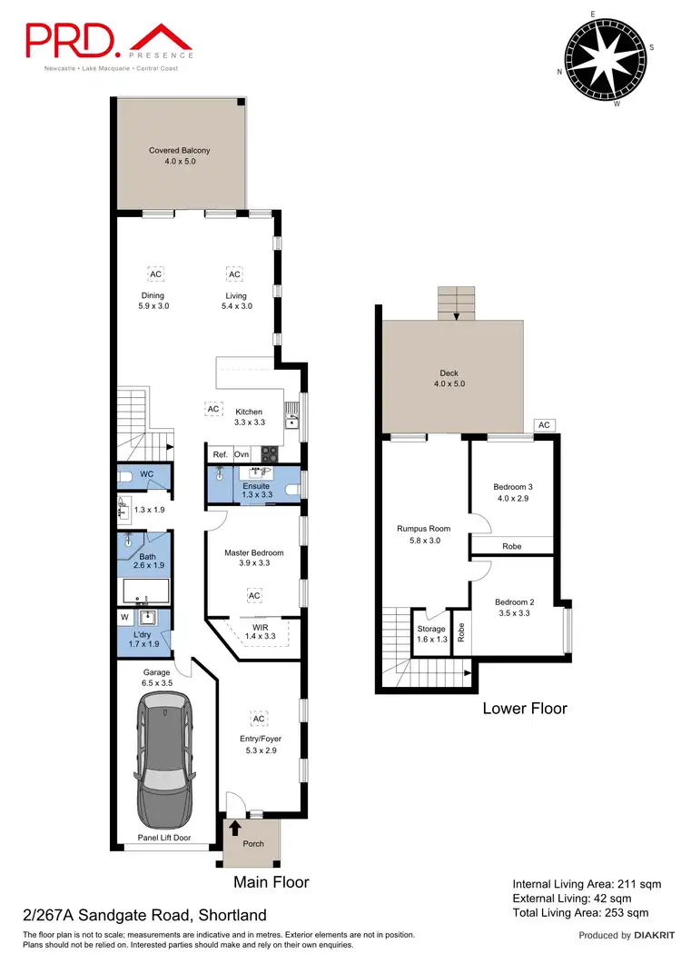 Floorplan of Homely semi-detached listing, 2/267a Sandgate Road, Shortland NSW 2307