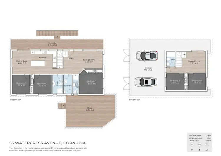 Floorplan of Homely house listing, 55 Watercress Avenue, Cornubia QLD 4130