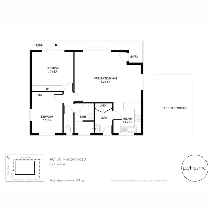 Floorplan of Homely villa listing, 14/169 Risdon Road, Lutana TAS 7009