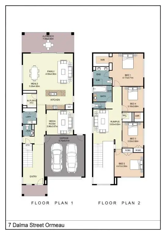 Floorplan of Homely house listing, 7 Dalma Street, Ormeau QLD 4208