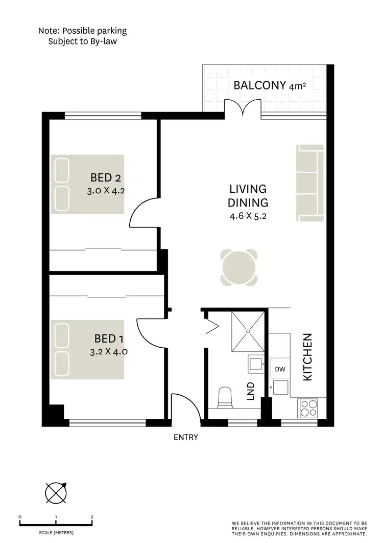 Floorplan of Homely apartment listing, 31/30 Ewart Street, Marrickville NSW 2204