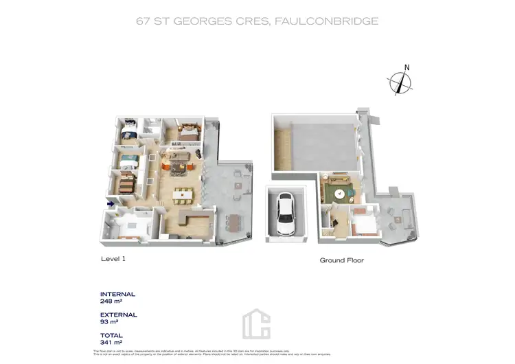 Floorplan of Homely house listing, 67 St Georges Crescent, Faulconbridge NSW 2776