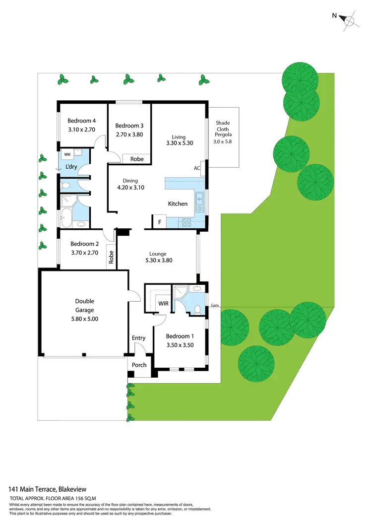 Floorplan of Homely house listing, 141 Main Terrace, Blakeview SA 5114