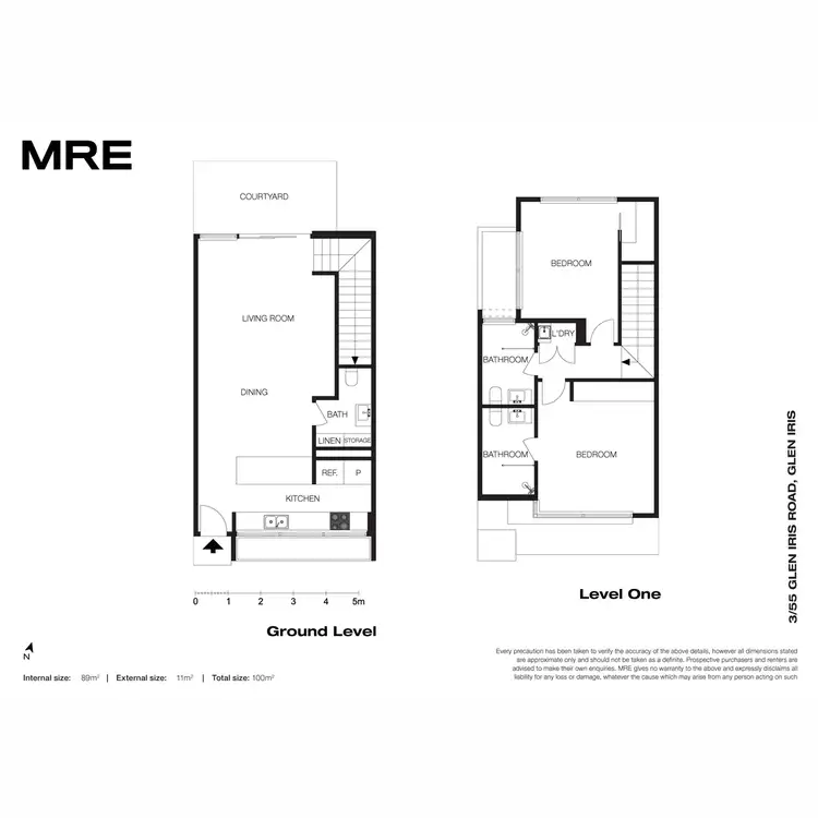 Floorplan of Homely townhouse listing, 3/55 Glen Iris Road, Glen Iris VIC 3146