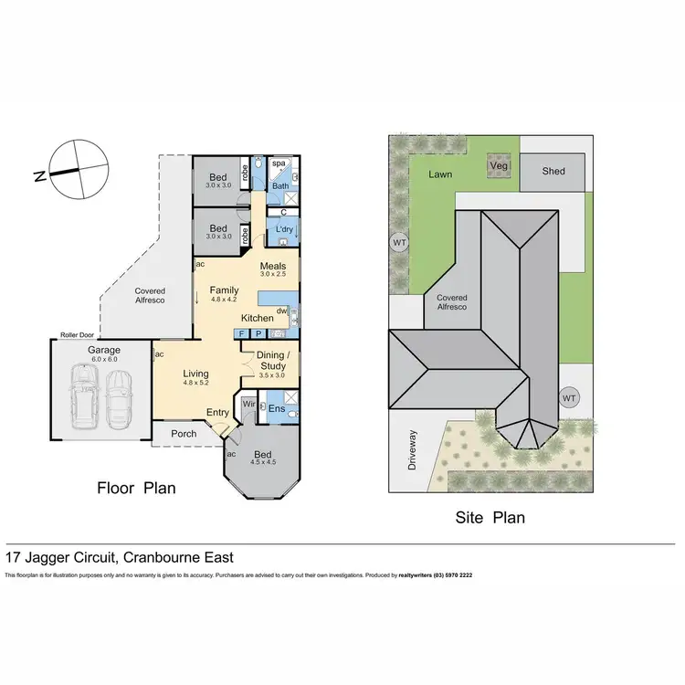 Floorplan of Homely house listing, 17 Jagger Circuit, Cranbourne East VIC 3977