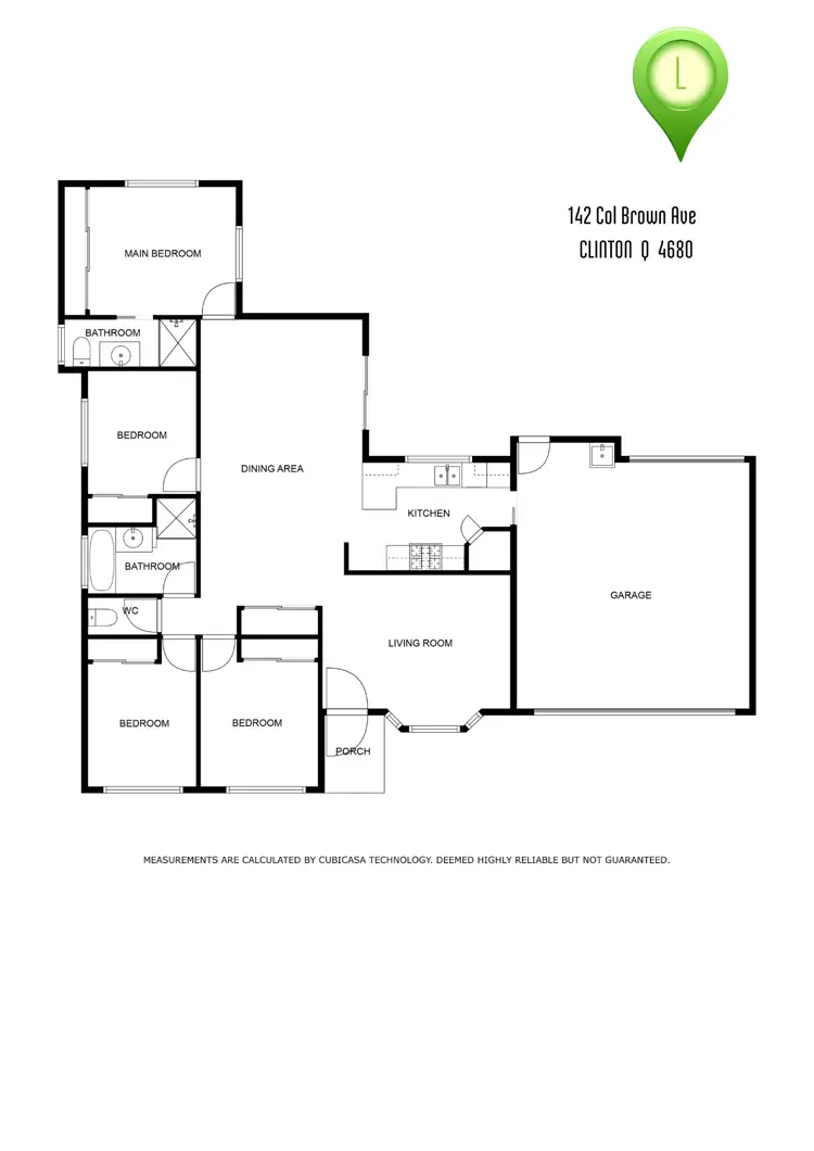 Floorplan of Homely house listing, 142 Col Brown Avenue, Clinton QLD 4680