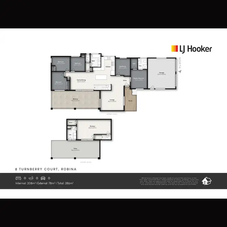 Floorplan of Homely house listing, 8 Turnberry Court, Robina QLD 4226