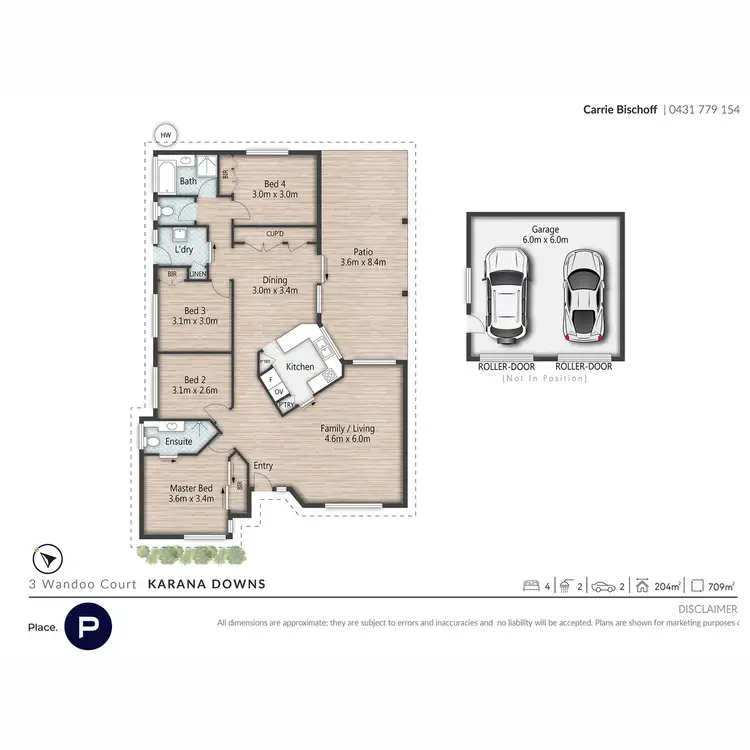 Floorplan of Homely house listing, 3 Wandoo Court, Karana Downs QLD 4306