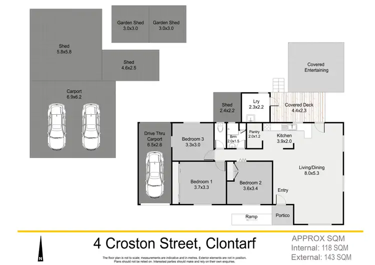 Floorplan of Homely house listing, 4 Croston Street, Clontarf QLD 4019