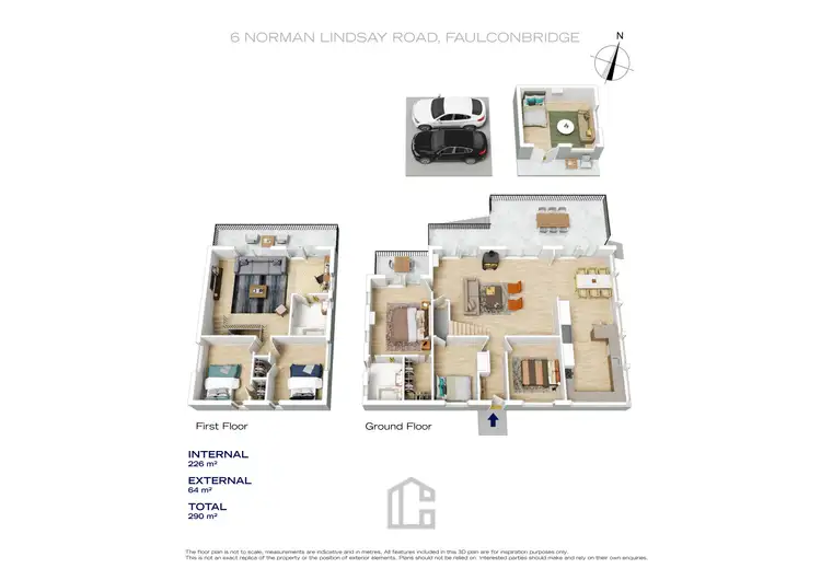Floorplan of Homely house listing, 6 Norman Lindsay Crescent, Faulconbridge NSW 2776