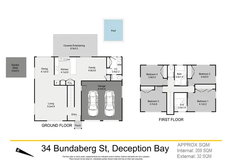 Floorplan of Homely house listing, 34 Bundaberg Street, Deception Bay QLD 4508