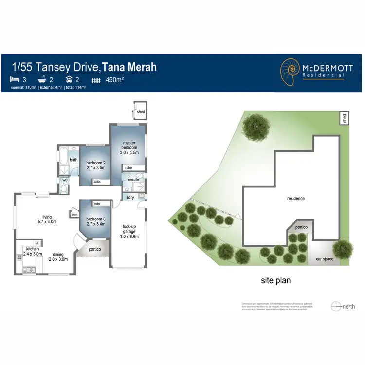 Floorplan of Homely villa listing, 1/55-57 Tansey Drive, Tanah Merah QLD 4128
