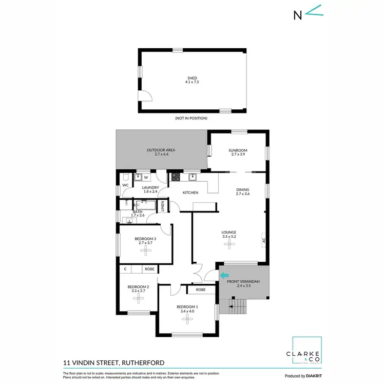Floorplan of Homely house listing, 11 Vindin Street, Rutherford NSW 2320