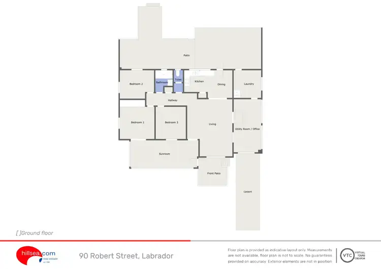 Floorplan of Homely house listing, 90 Robert Street, Labrador QLD 4215