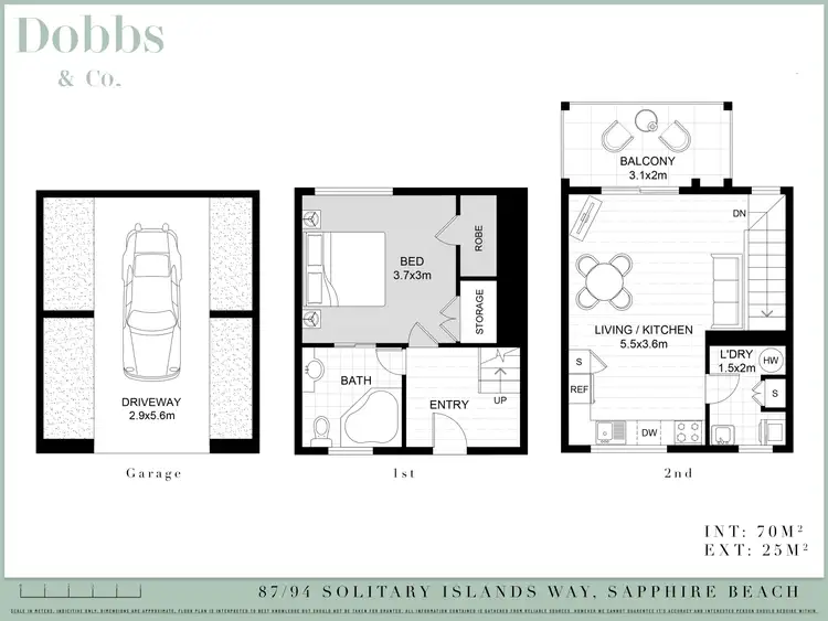 Floorplan of Homely apartment listing, 87/94 Solitary Islands Way, Sapphire Beach NSW 2450