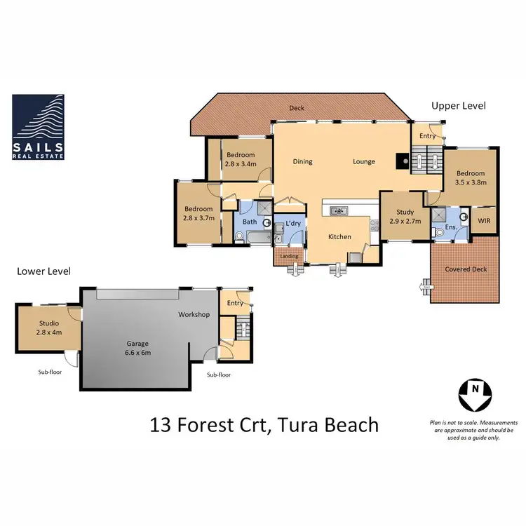 Floorplan of Homely house listing, 13 Forest Court, Tura Beach NSW 2548