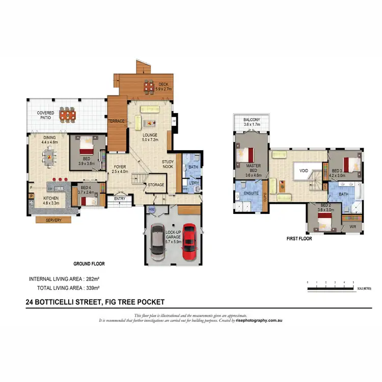 Floorplan of Homely house listing, 24 Botticelli Street, Fig Tree Pocket QLD 4069