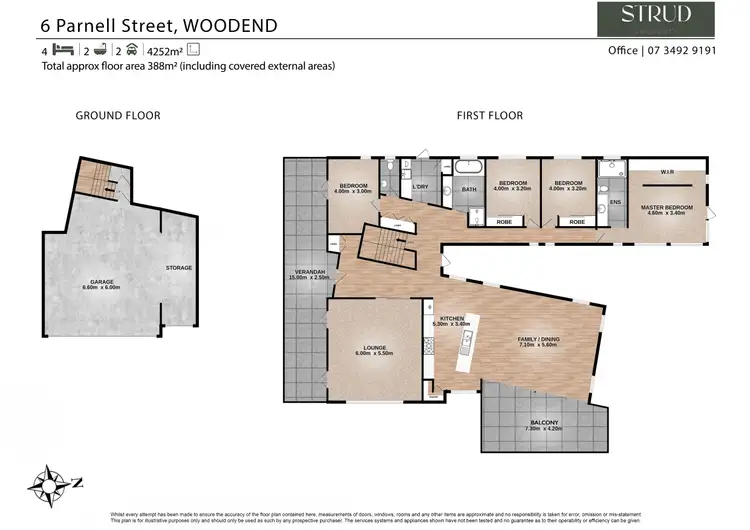 Floorplan of Homely house listing, 6 Parnell Street, Woodend QLD 4305