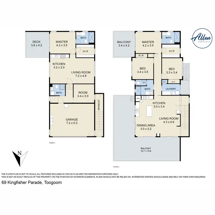 Floorplan of Homely house listing, 69 Kingfisher Parade, Toogoom QLD 4655