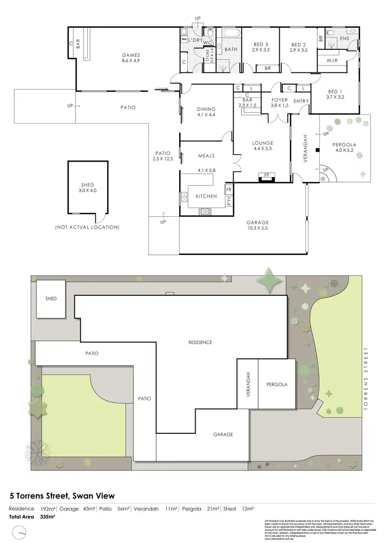 Floorplan of Homely house listing, 5 Torrens Street, Swan View WA 6056