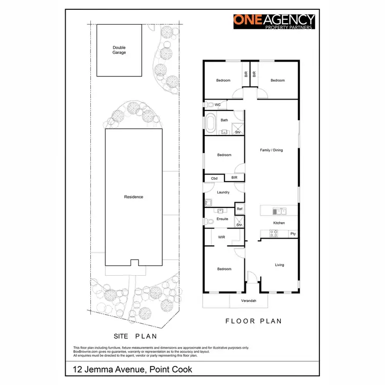 Floorplan of Homely house listing, 12 Jemma Avenue, Point Cook VIC 3030