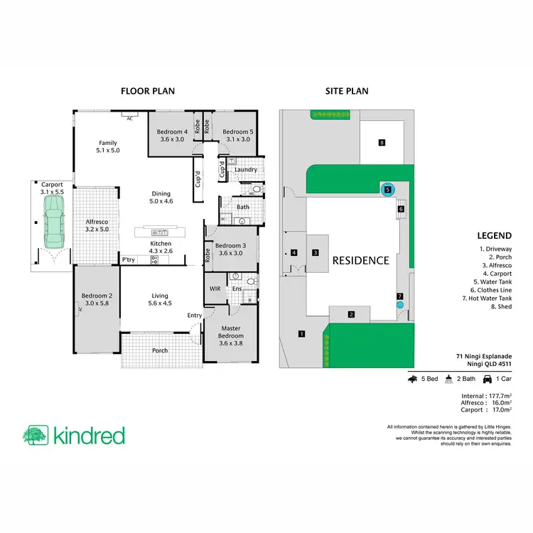 Floorplan of Homely house listing, 71 Ningi Esplanade, Ningi QLD 4511