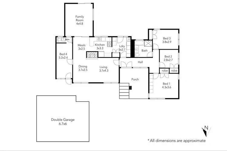 Floorplan of Homely house listing, 8 Keans Avenue, Sorrento WA 6020