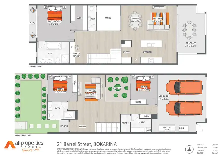 Floorplan of Homely house listing, 21 Barrel Street, Bokarina QLD 4575