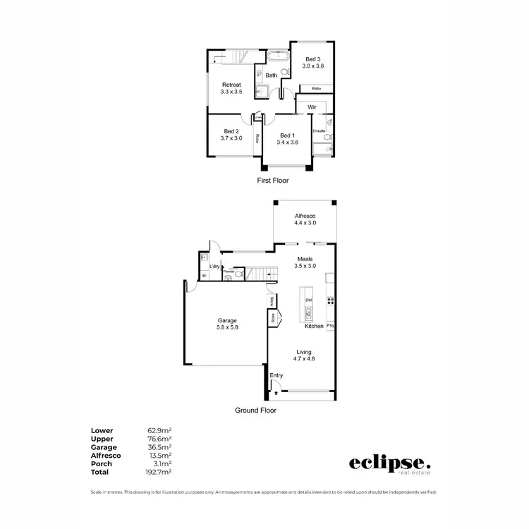 Floorplan of Homely unit listing, 3/6C Fisher Street, Felixstow SA 5070