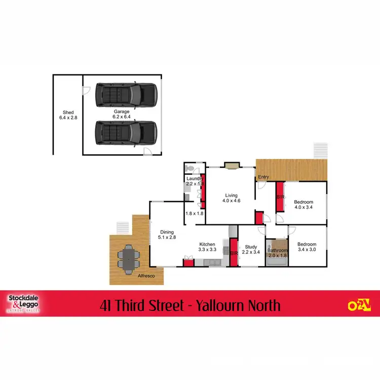 Floorplan of Homely house listing, 41 Third Street, Yallourn North VIC 3825