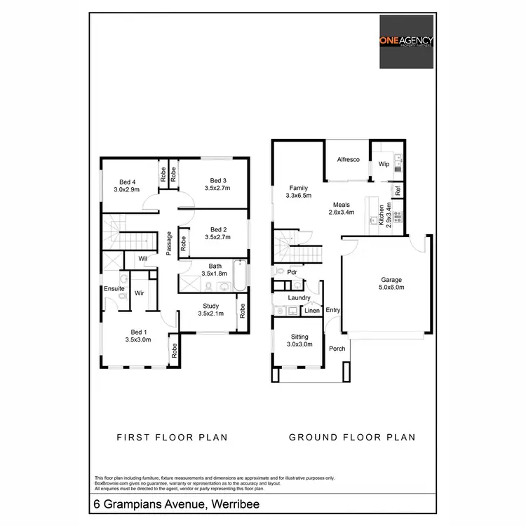 Floorplan of Homely house listing, 6 Grampians Avenue, Werribee VIC 3030