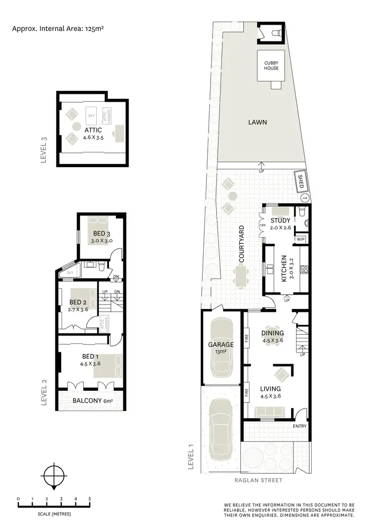 Floorplan of Homely terrace listing, 56b Raglan Street, Waterloo NSW 2017