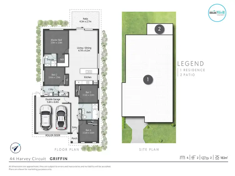 Floorplan of Homely house listing, 44 Harvey Circuit, Griffin QLD 4503
