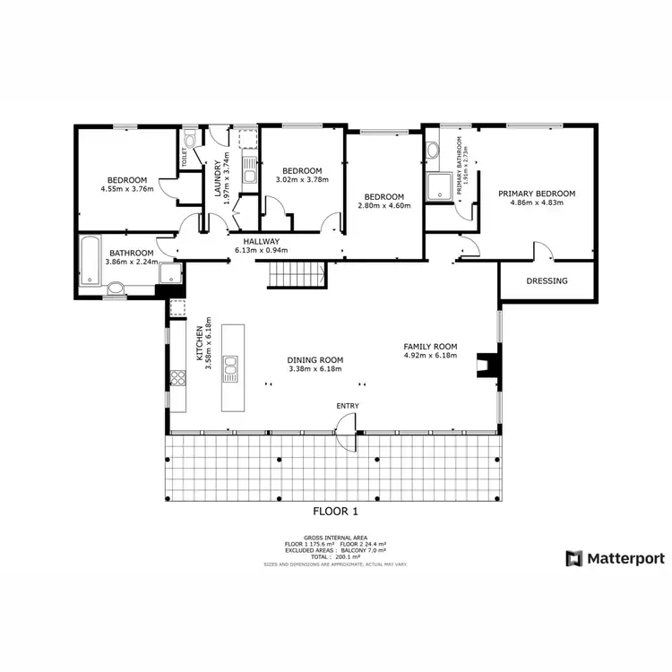 Floorplan of Homely house listing, 227 Timber Creek Crescent,, Toodyay WA 6566