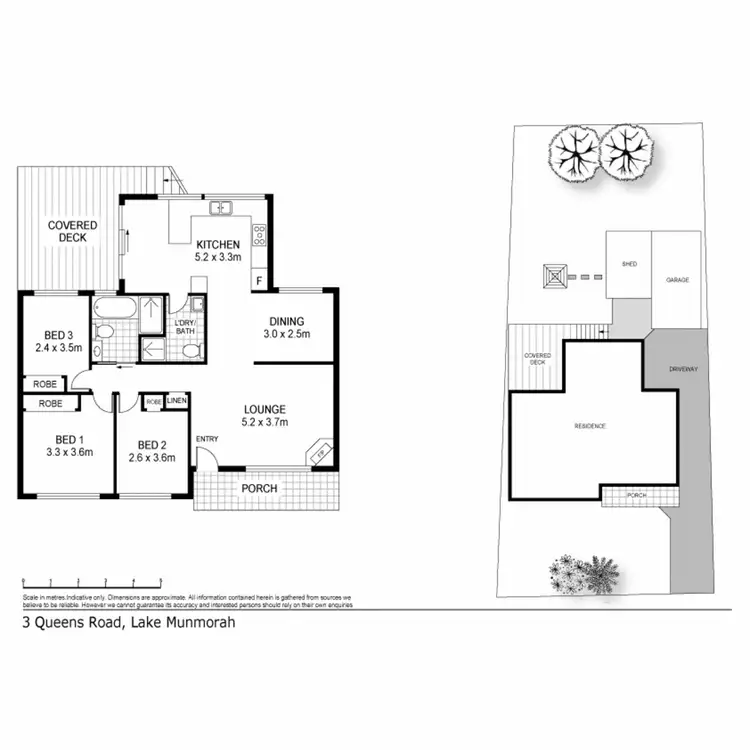 Floorplan of Homely house listing, 3 Queens Road, Lake Munmorah NSW 2259