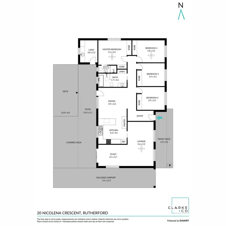 Floorplan of Homely house listing, 20 Nicolena Crescent, Rutherford NSW 2320