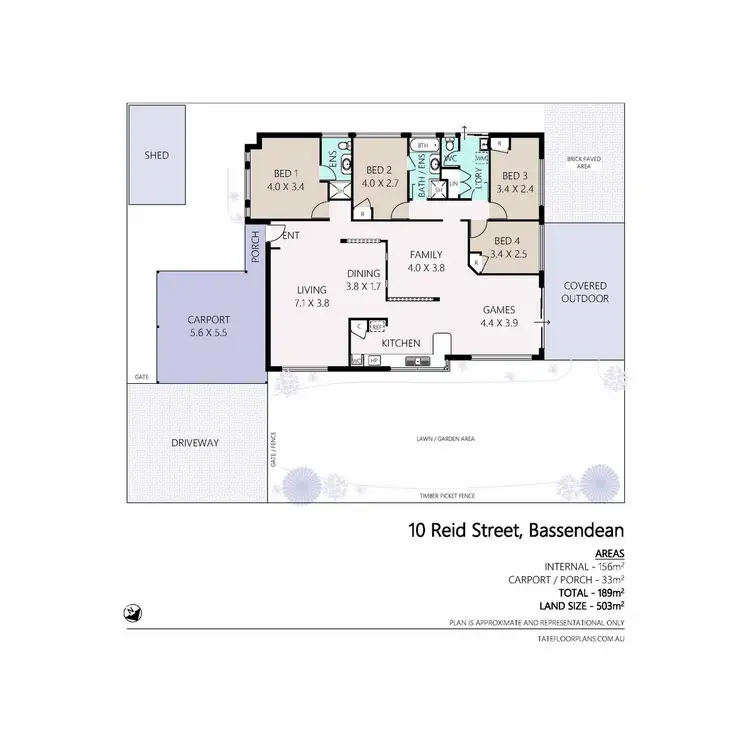 Floorplan of Homely house listing, 10 Reid Street, Bassendean WA 6054