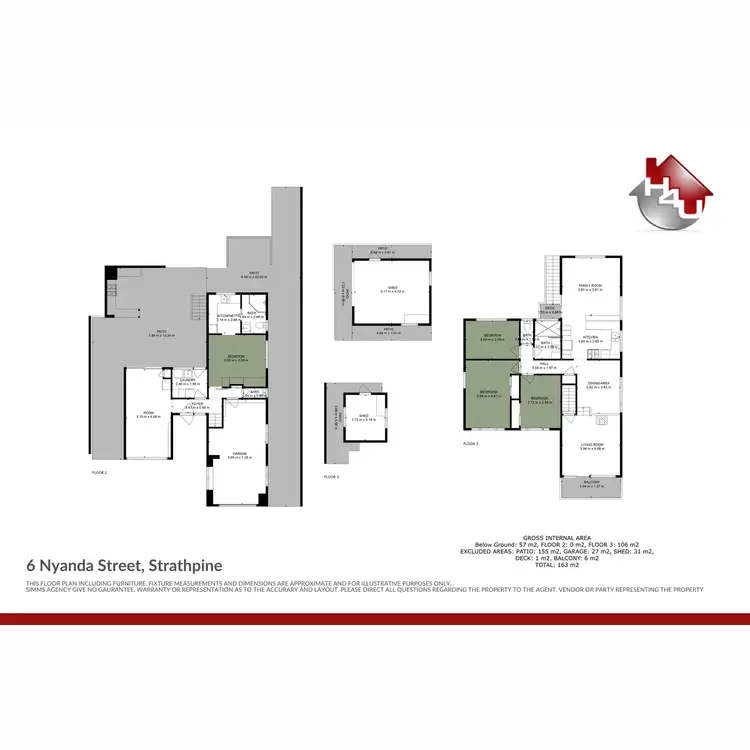 Floorplan of Homely house listing, 6 Nyanda Street, Strathpine QLD 4500