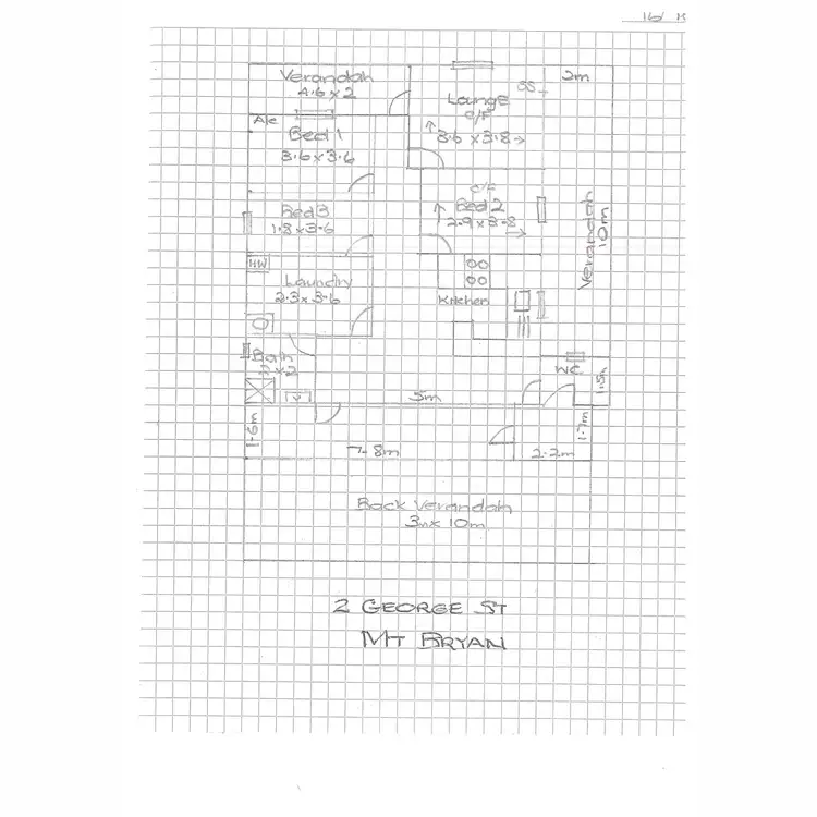 Floorplan of Homely house listing, 2 George Street, Mount Bryan SA 5418