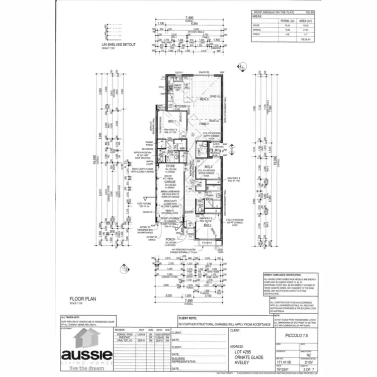 Floorplan of Homely house listing, 19 Ornate Glade, Aveley WA 6069