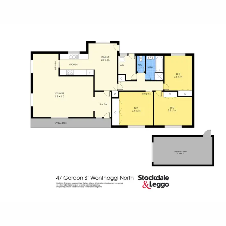 Floorplan of Homely house listing, 47 Gordon Street, North Wonthaggi VIC 3995