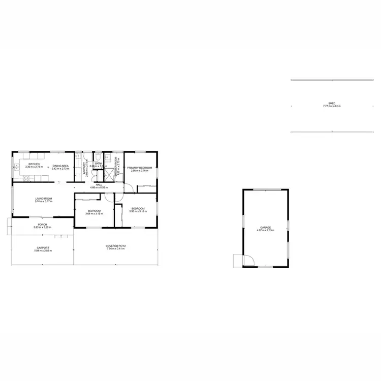 Floorplan of Homely house listing, 6 Novakoski Street, Kepnock QLD 4670