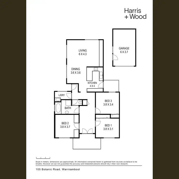 Floorplan of Homely house listing, 105 Botanic Road, Warrnambool VIC 3280