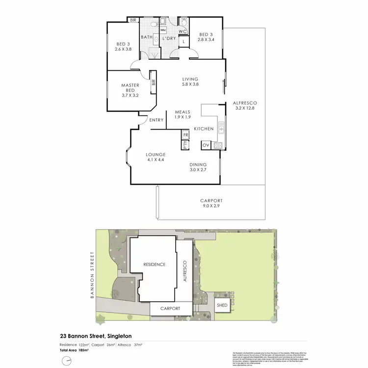 Floorplan of Homely house listing, 23 Bannon Street, Singleton WA 6175