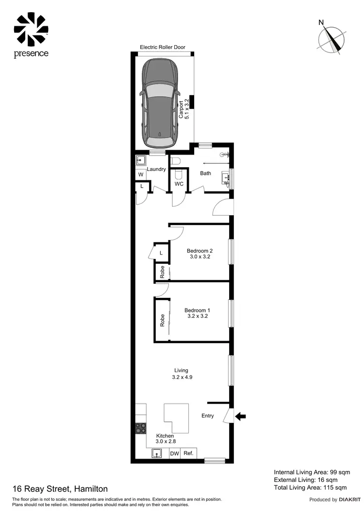 Floorplan of Homely house listing, 16 Reay Street, Hamilton NSW 2303
