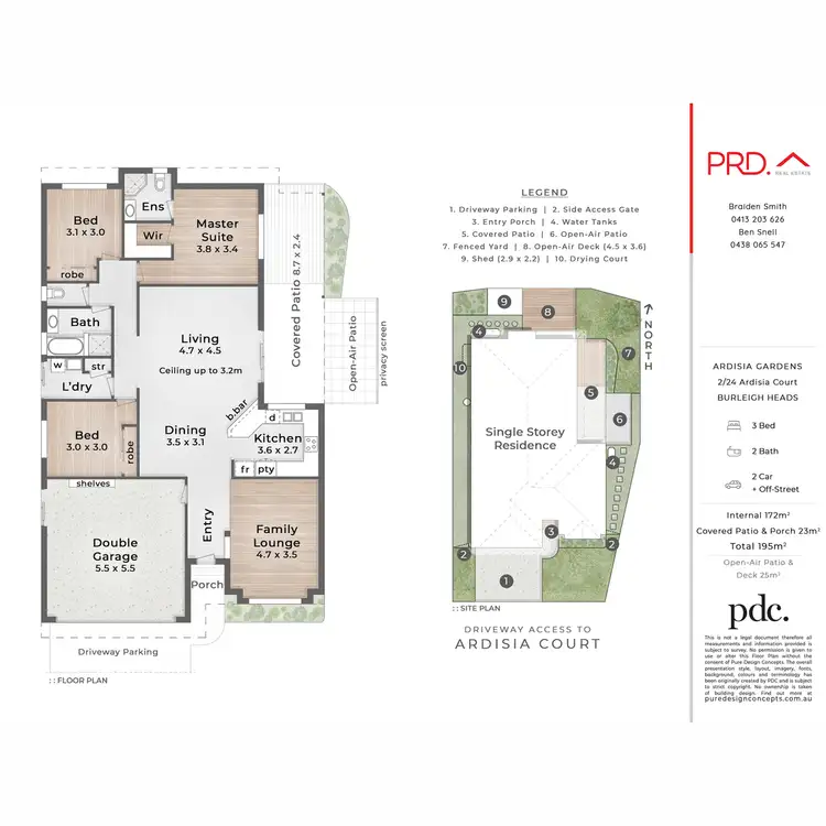 Floorplan of Homely house listing, 2/24 Ardisia Court, Burleigh Heads QLD 4220