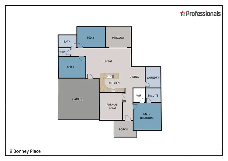 Floorplan of Homely house listing, 9 Bonney Place, Tatton NSW 2650
