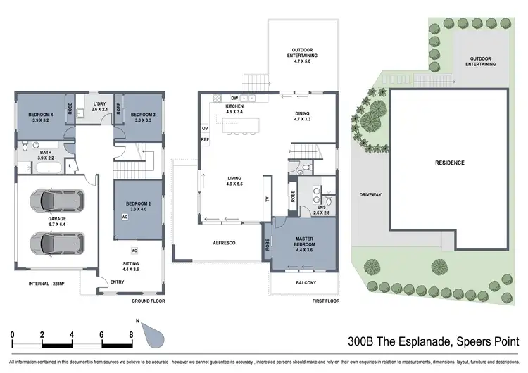 Floorplan of Homely house listing, 300B The Esplanade, Speers Point NSW 2284