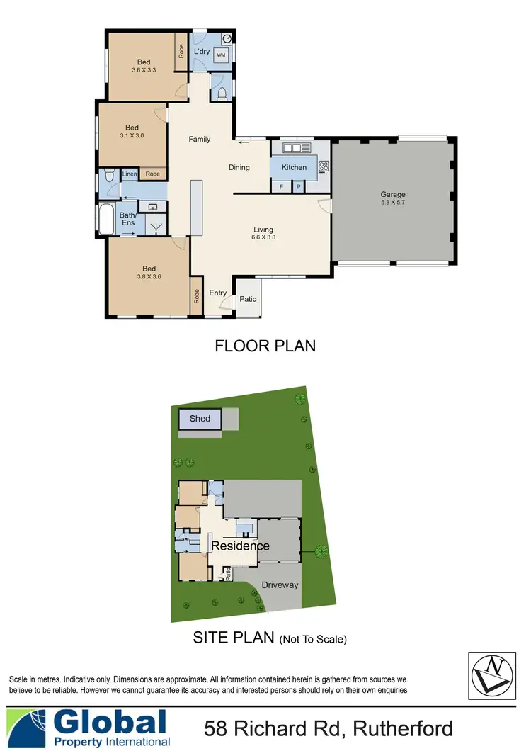 Floorplan of Homely house listing, 58 Richard Road, Rutherford NSW 2320