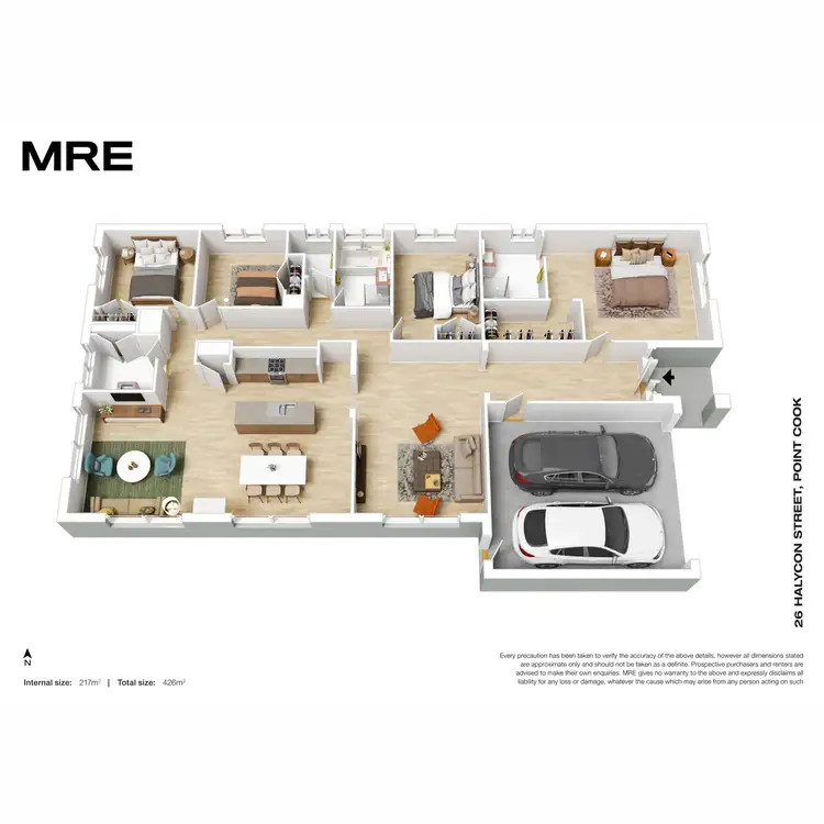 Floorplan of Homely house listing, 26 Halycon Street, Point Cook VIC 3030